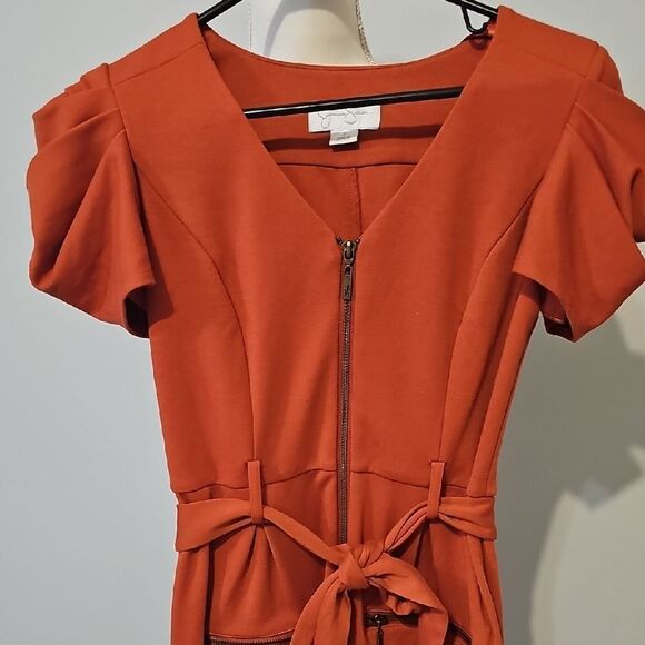 Jessica Simpson Orange Mini Dress - Picture 2 of 9